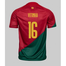 Herren Fußballbekleidung Portugal Vitinha #16 Heimtrikot WM 2022 Kurzarm